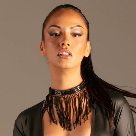 Spark Fringe Choker - Necklaces