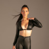 Top avec chaine Wetlook Pu matte - Hauts pour travestis