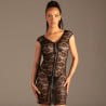 Robe zippée Dos nu Lace - Robes pour travestis
