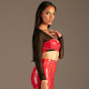 Crop Top zip Vinyl - Tops