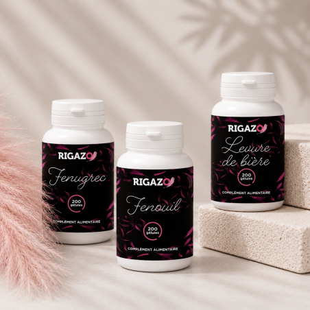 Breast Volume Plant Pack (3 products) - Breast enhancement pills for cross-dressers