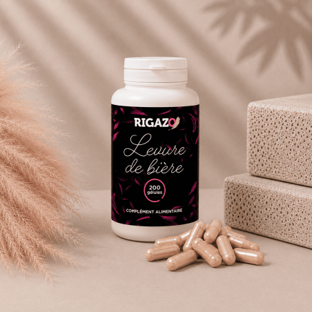 Levure de bière (200 gélules) - Pilules volume poitrine pour travesti