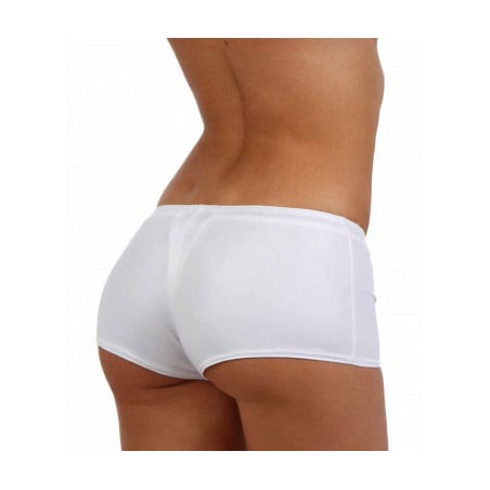 Short en Lycra blanc - Shorts pour travestis
