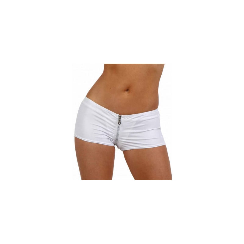Short en Lycra blanc - Shorts pour travestis