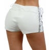 Short effet cuir avec laçets ajustables - Shorts pour travestis