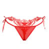 String guipure rouge - Culottes / Strings