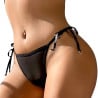 String guipure noir - Culottes / Strings