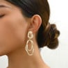 Boucles d'oreille à clips Nuit des iles - Boucles d'oreilles à clips