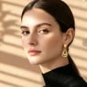 Gold Drop Clip-On Earrings - Clip earrings