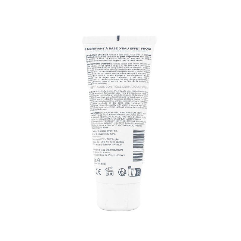 Lubrifiant effet froid (75ml) - Lubrifiants intimes pour travestis