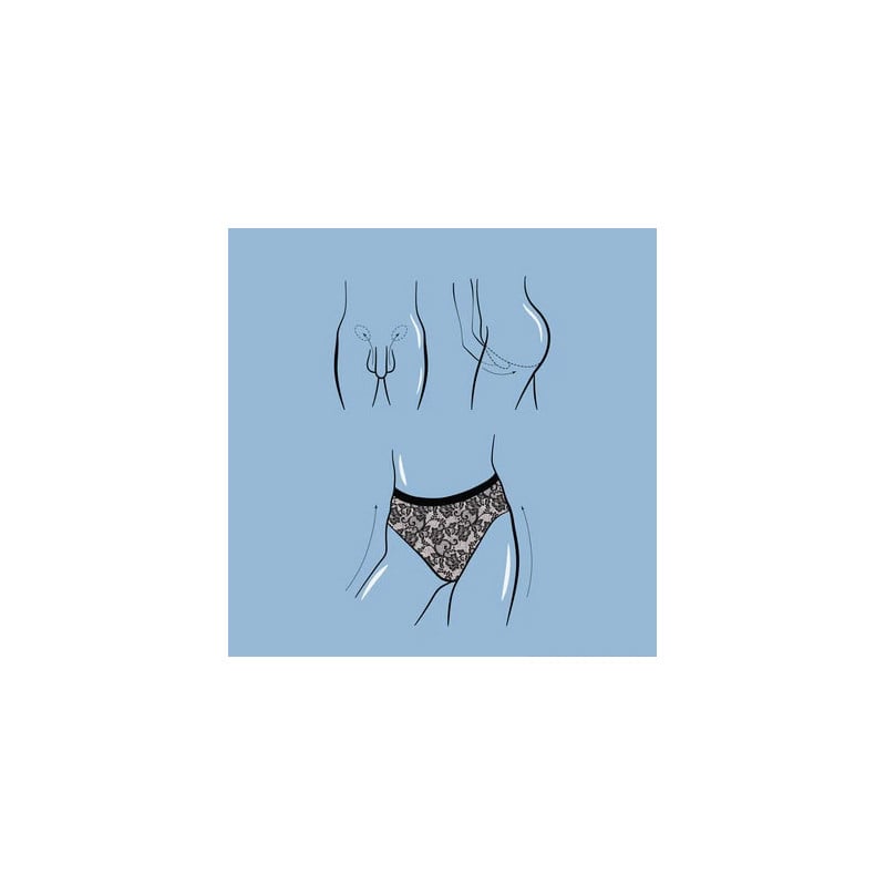 Culotte Tucking Pretty Lace - Tucking : culotte tucking, sous-vêtements et accessoires de féminisation