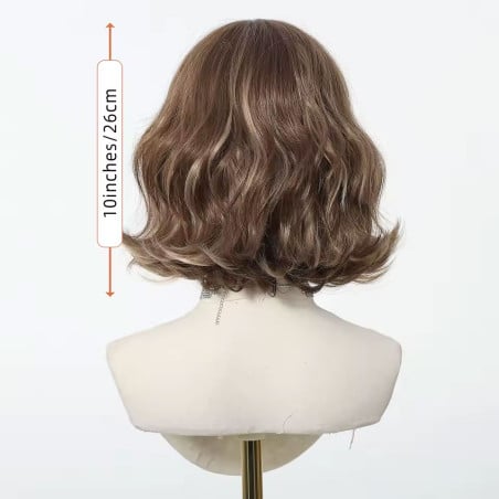 Perruque chatain clair Jane - Perruques pour travestis