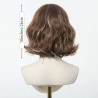 Perruque chatain clair Jane - Perruques pour travestis