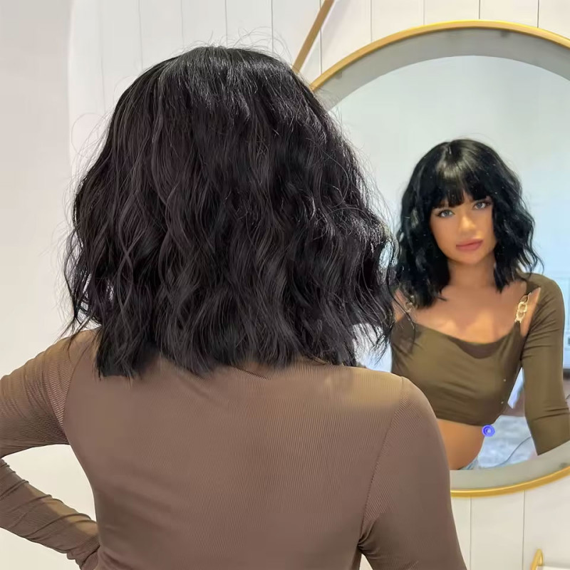 Perruque brune Rosalie - Perruques brunes pour travestis