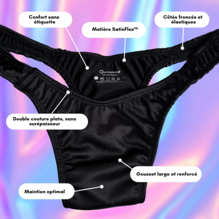 Everyday Black Tucking String - Tucking Underwear : Gaffs, Thongs & Tucking Panties