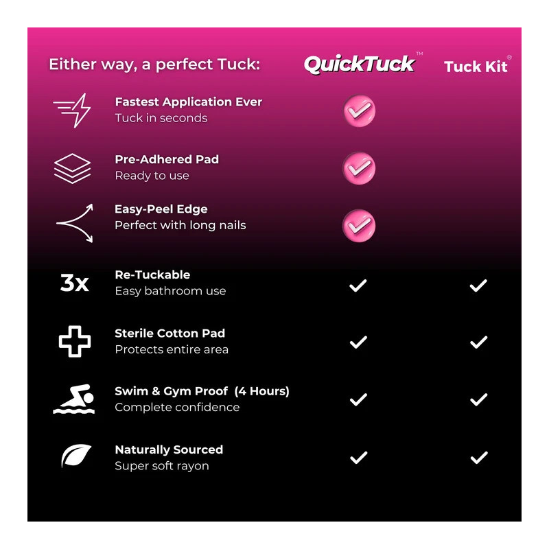 QuickTuck (7 tucks) - Tucking Underwear : Gaffs, Thongs & Tucking Panties