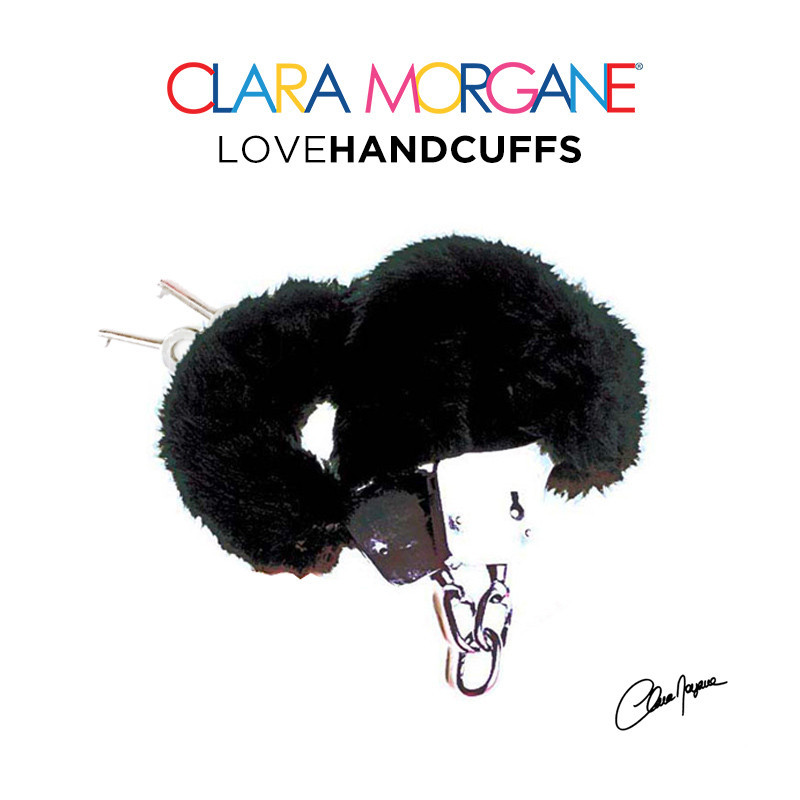 Black soft handcuffs - Handcuffs for cross-dressers
