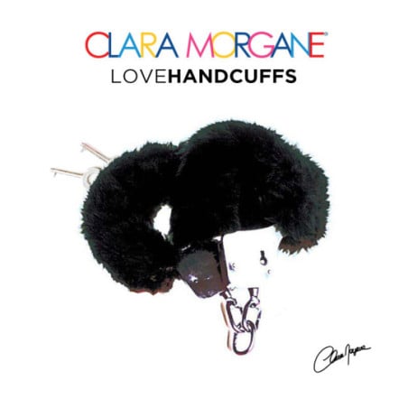 Black soft handcuffs - Menottes pour travestis