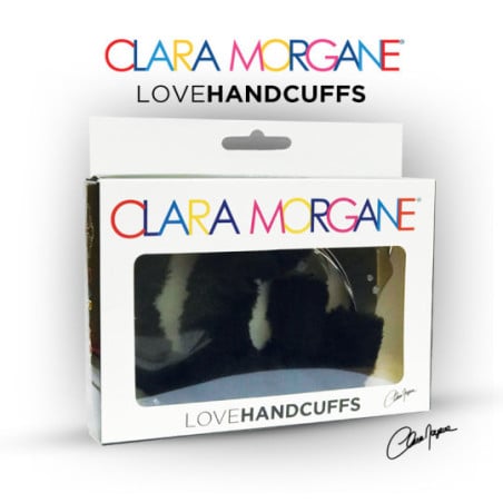 Black soft handcuffs - Menottes pour travestis