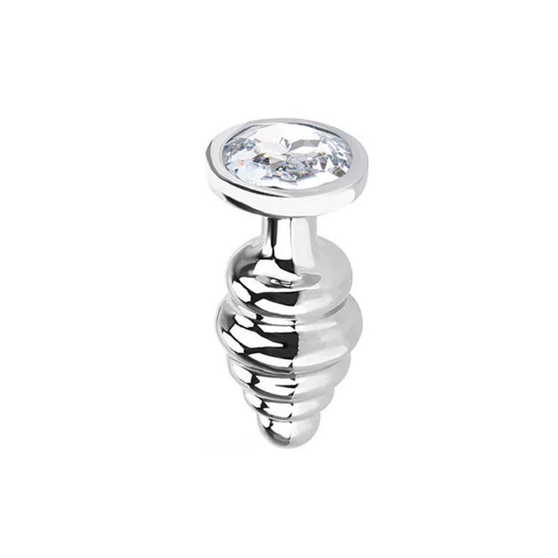 My Beehive Secret Plug White Medium - Jewelry plugs for cross-dressers