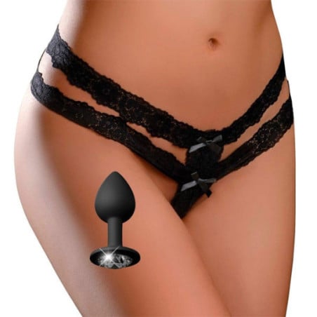 Secret Gem Plug Panties - Plugs vibrants pour travestis