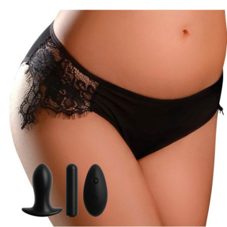 Remote Princess Plug Panties - Vibrating plugs for cross-dressers