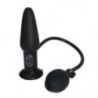Inflatable vibrating Anal Plug with suction cup - Inflatable plugs for cross-dressers Inflatable vibrating Anal Plug with suction cup - Inflatable plugs for cross-dressers