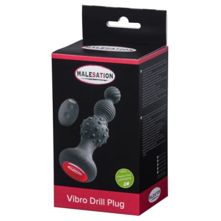 Plug Anal vibrant Drill - Plugs vibrants pour travestis Plug Anal vibrant Drill - Plugs vibrants pour travestis