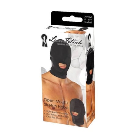 Cagoule Open Mouth - Masques et cagoules pour travestis Cagoule Open Mouth - Masques et cagoules pour travestis