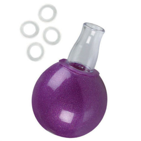 Mini pompe à tétons violettes - Pompes à tétons pour travesti Mini pompe à tétons violettes - Pompes à tétons pour travesti