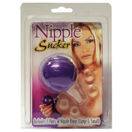 Mini purple nipple pump - Nipple Beauty