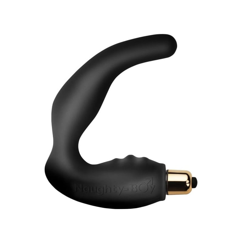 Naughty-Boy Vibrant in black silicone - Vibrating plugs for cross-dressers