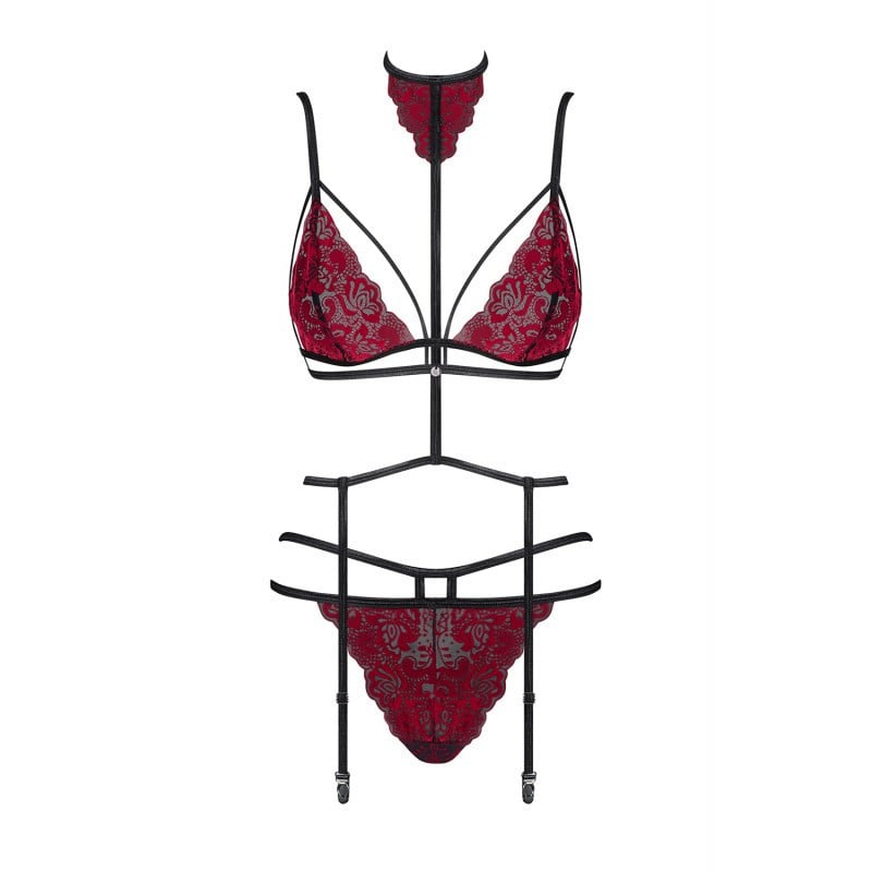 Ensemble Sugestina 3 pièces - Ensemble lingerie sexy pour travestis