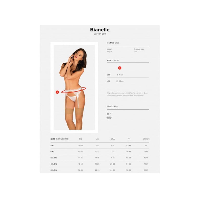 Porte-jarretelles Bianelle - Portes-jarretelles pour travestis