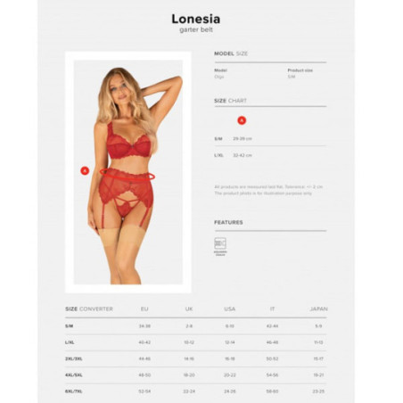 Porte-jarretelles Lonesia - Portes-jarretelles pour travestis Porte-jarretelles Lonesia - Portes-jarretelles pour travestis