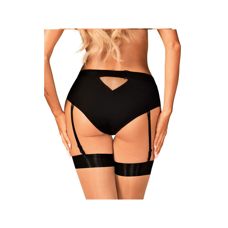 Panties garter Editya - Garter belt for cross-dressers