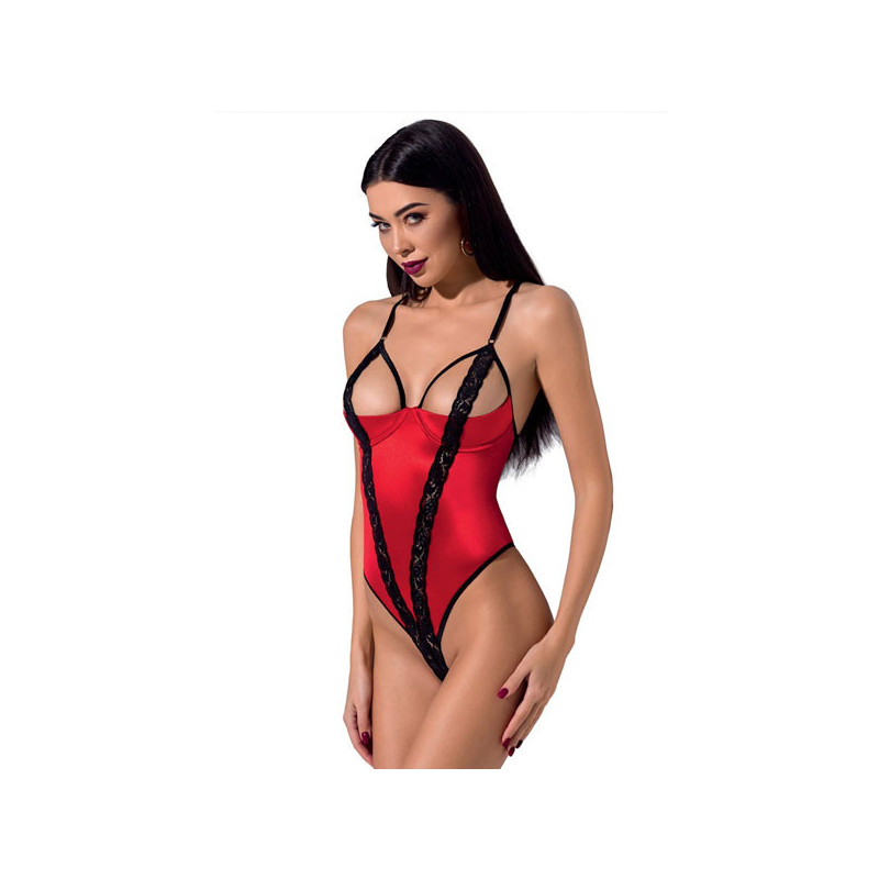 Red Body Femmina - Sexy bodysuits for cross-dressers