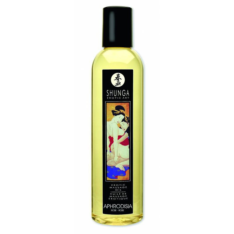 Aphrodisia massage oil with rose - Erotic massage for cross-dressers