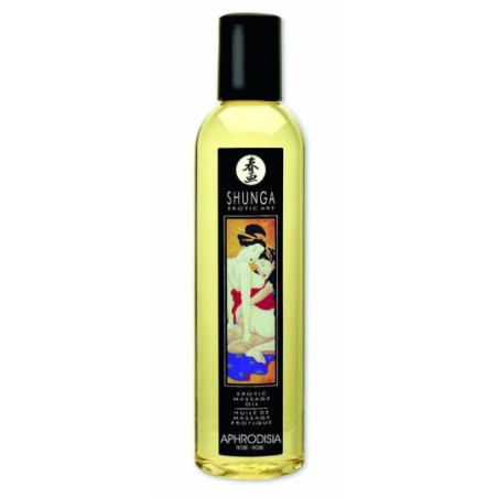 Huile de massage Aphrodisia à la rose - Massage érotique pour travestis Huile de massage Aphrodisia à la rose - Massage érotique pour travestis