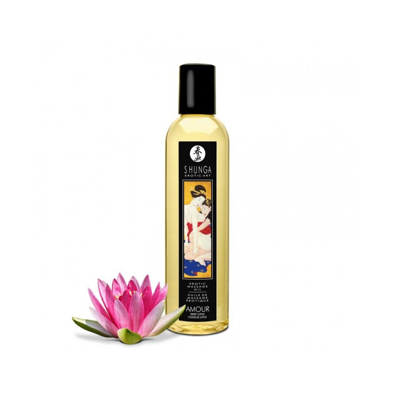 Lotus Heart Erotic Massage Oil - Erotic massage for cross-dressers