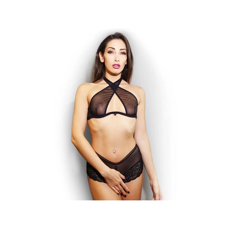Soutien-Gorge Croisé Et Armatures - Soutiens-gorge sexy pour travestis