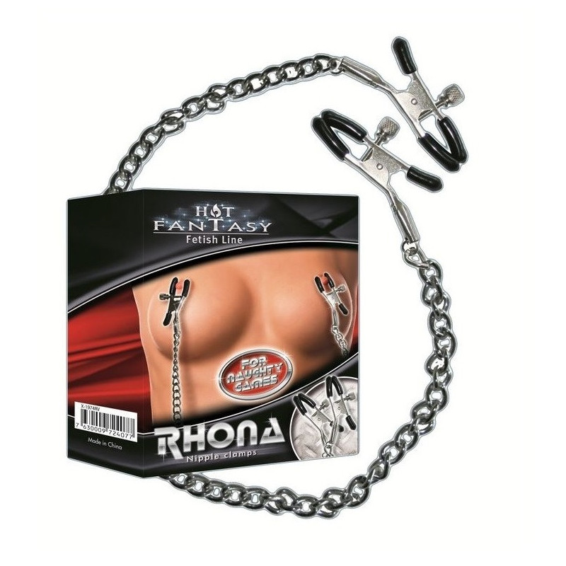 Rhona breast clamps - Nipple clamps for cross-dressers