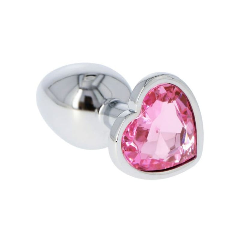 Pink Heart Plug - Jewelry plugs for cross-dressers