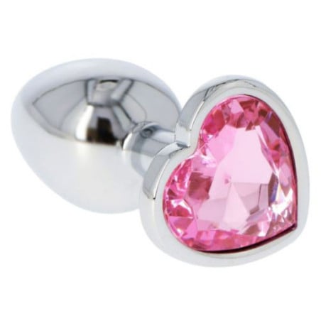 Pink Heart Plug - Plugs bijoux pour trabestis