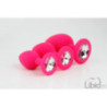 Set of 3 Joyas pink plugs - Jewelry plugs for cross-dressers Set of 3 Joyas pink plugs - Jewelry plugs for cross-dressers