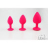 Set of 3 Joyas pink plugs - Jewelry plugs for cross-dressers Set of 3 Joyas pink plugs - Jewelry plugs for cross-dressers