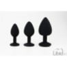 Set de 3 plugs Anals noirs Joyas - Plugs bijoux pour travestis Set de 3 plugs Anals noirs Joyas - Plugs bijoux pour travestis