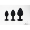 Set of 3 black Joyas plugs - Jewelry plugs for cross-dressers Set of 3 black Joyas plugs - Jewelry plugs for cross-dressers