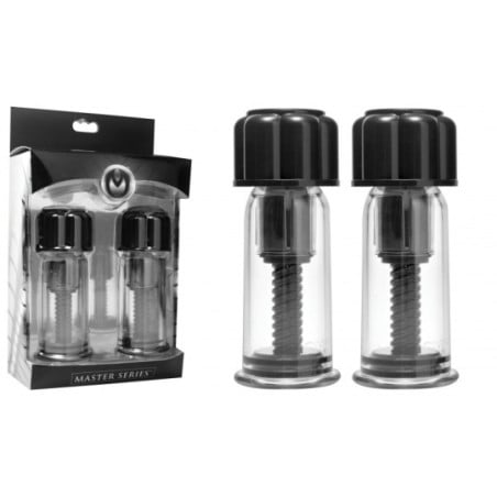 Développeur de mamelons Master Series - Pompes à tétons pour travesti Développeur de mamelons Master Series - Pompes à tétons pour travesti