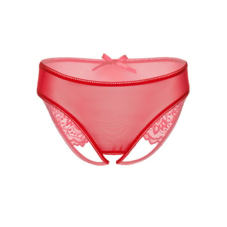Nicolette red open panties - Panties & Thongs